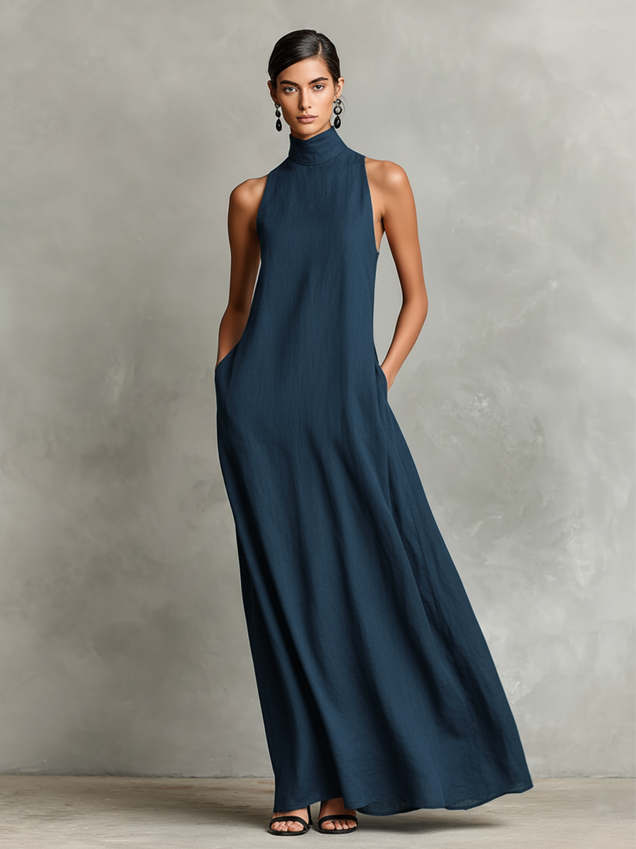 Juliette | Robe Maxi Élégante Sans Manches