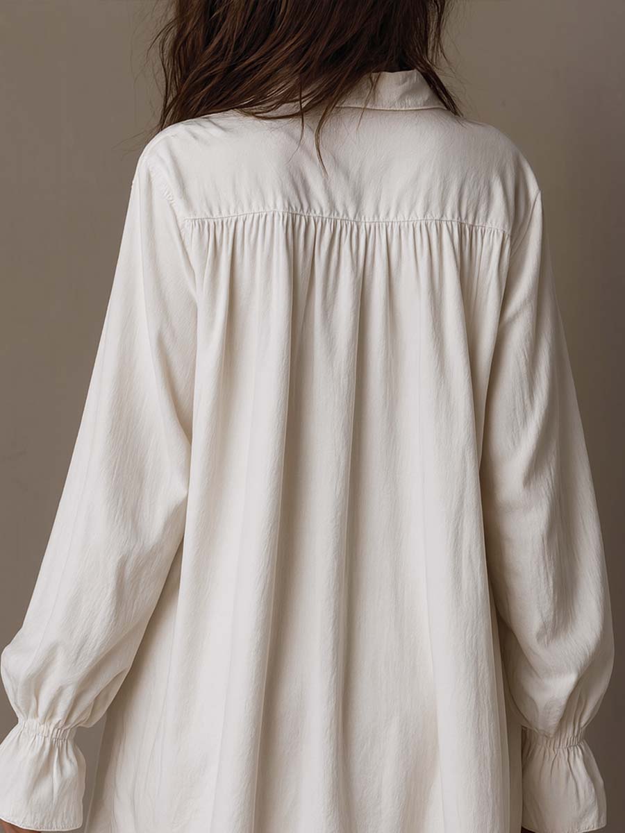 Émilie | Robe Chemise Bohème Élégante