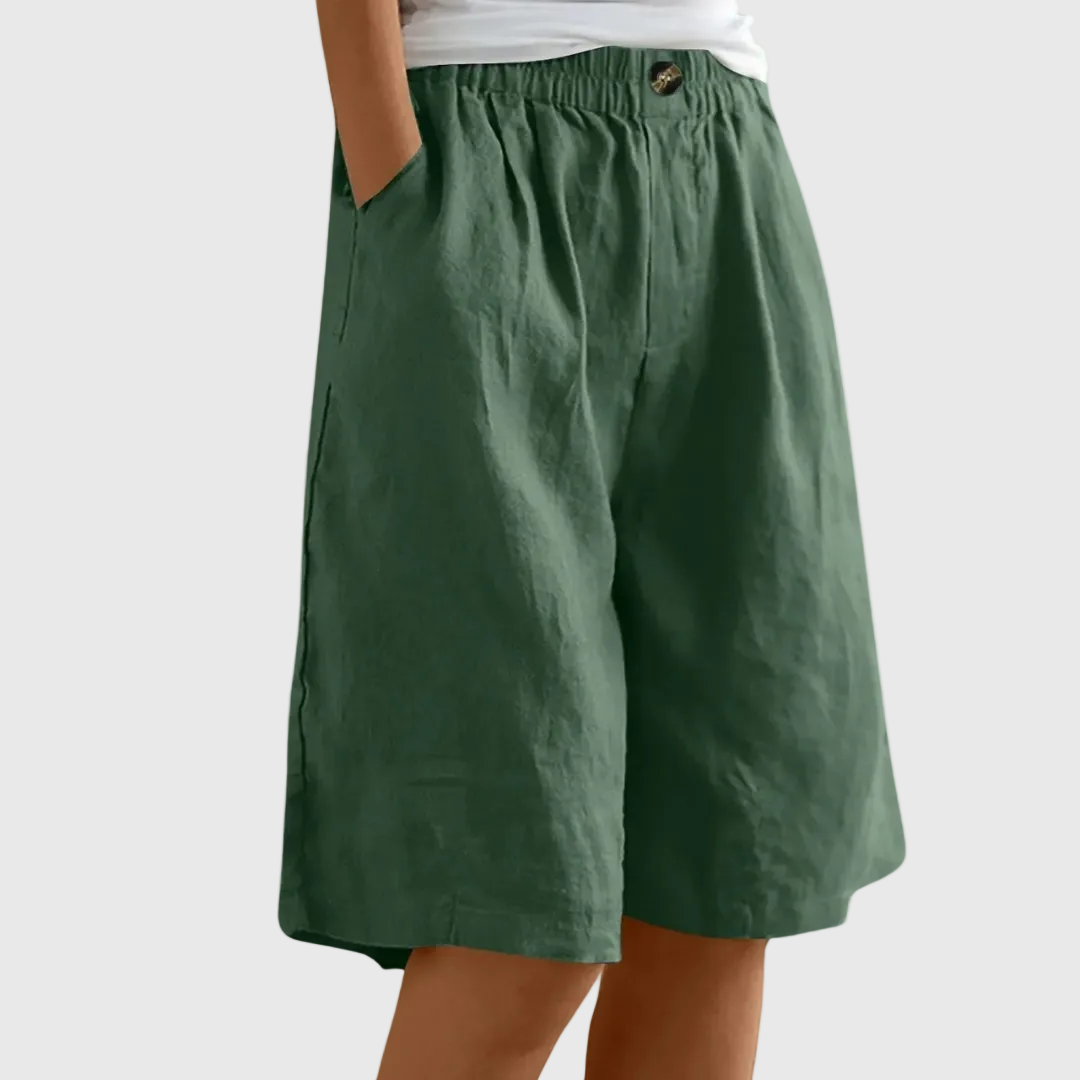 MARIE | Shorts Amples Taille Élastique
