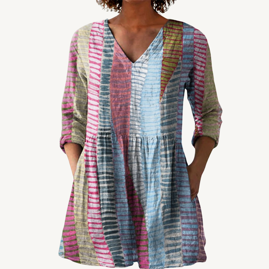 DANICA™ | Blouse longue à col en V