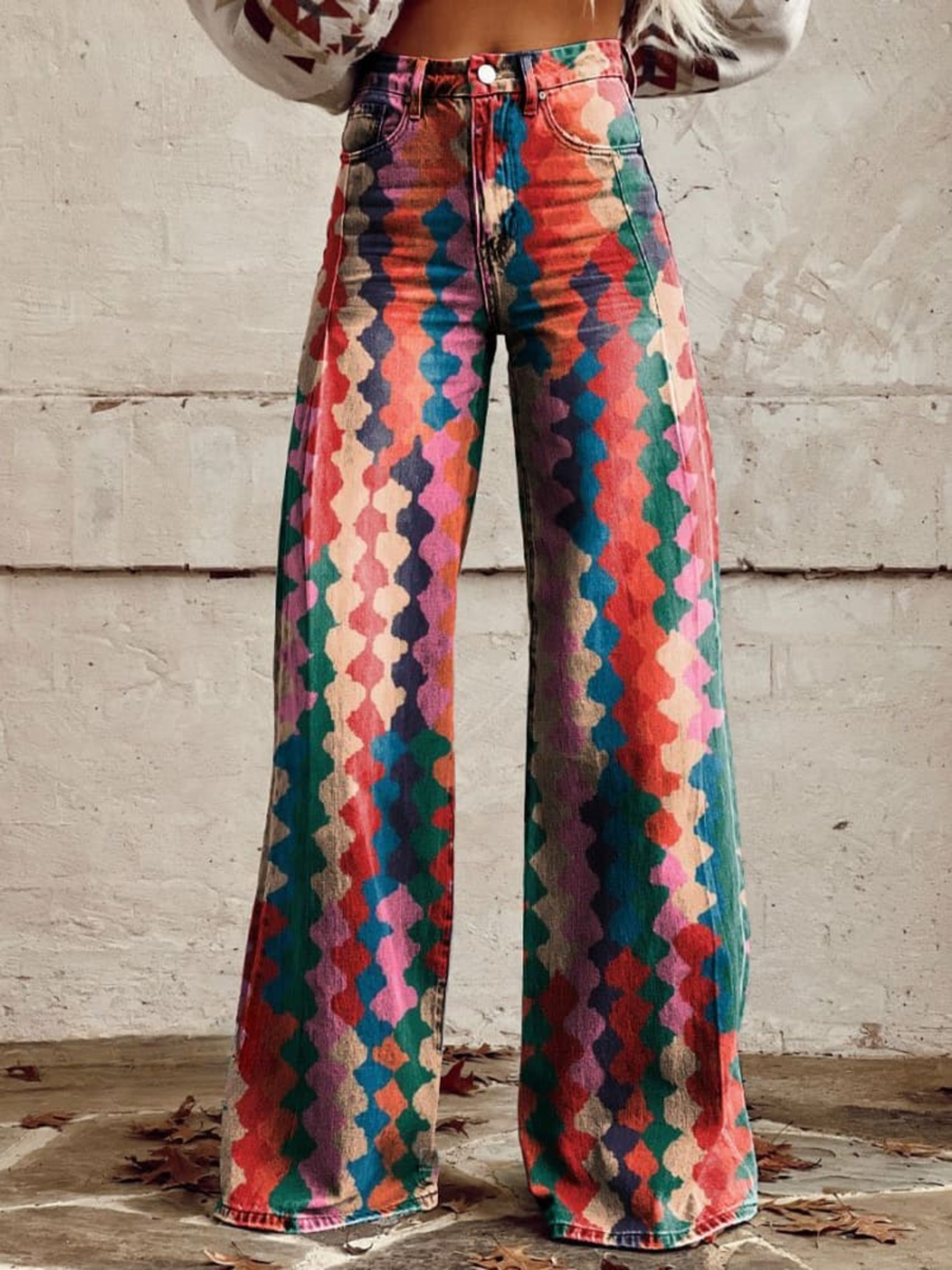 AMÉLIE™ | Pantalon Bohème Élégant