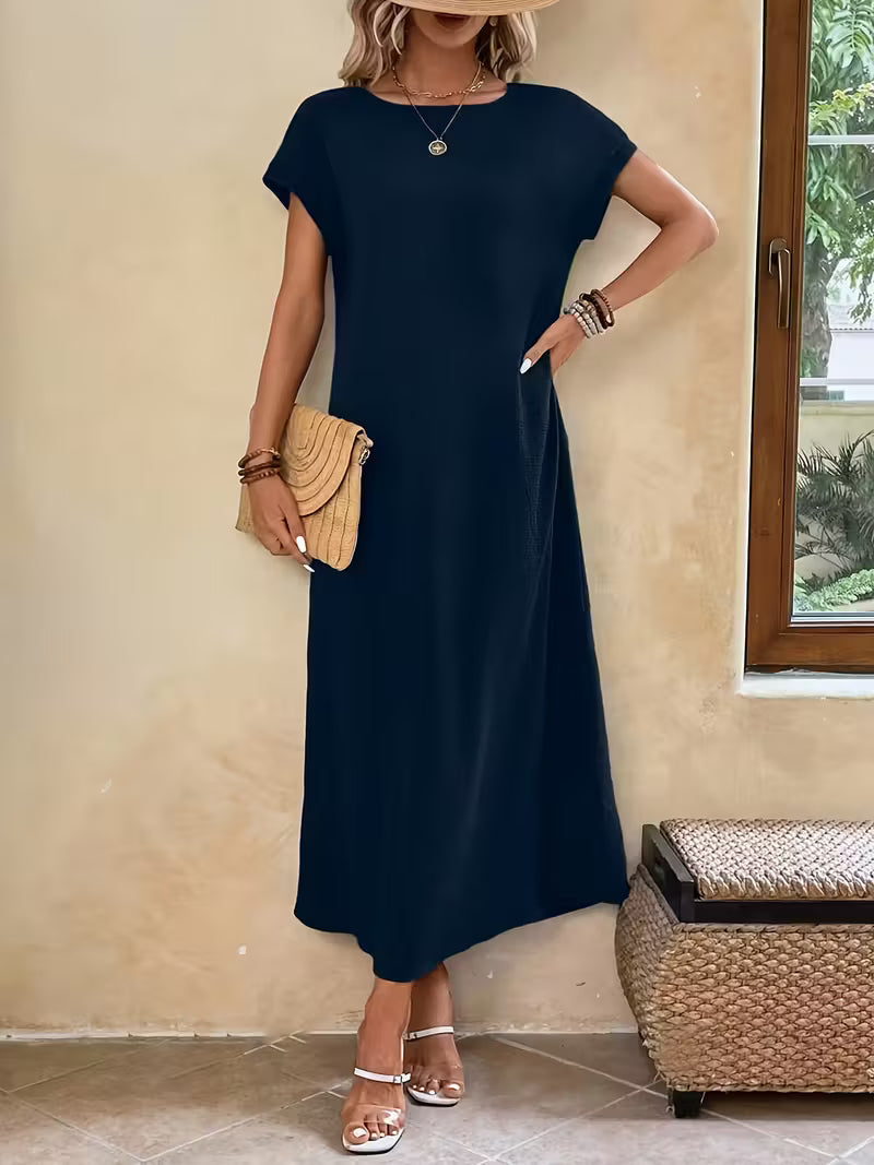 MARGAUX | Robe longue élégante et minimaliste