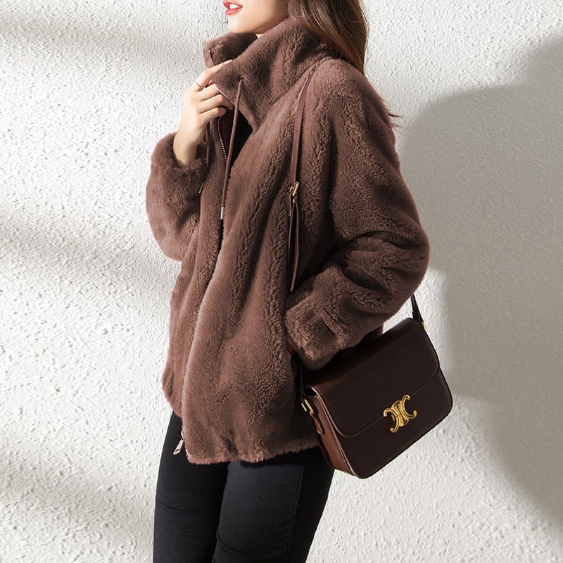 Lune | Manteau Matelassé à Col Montant