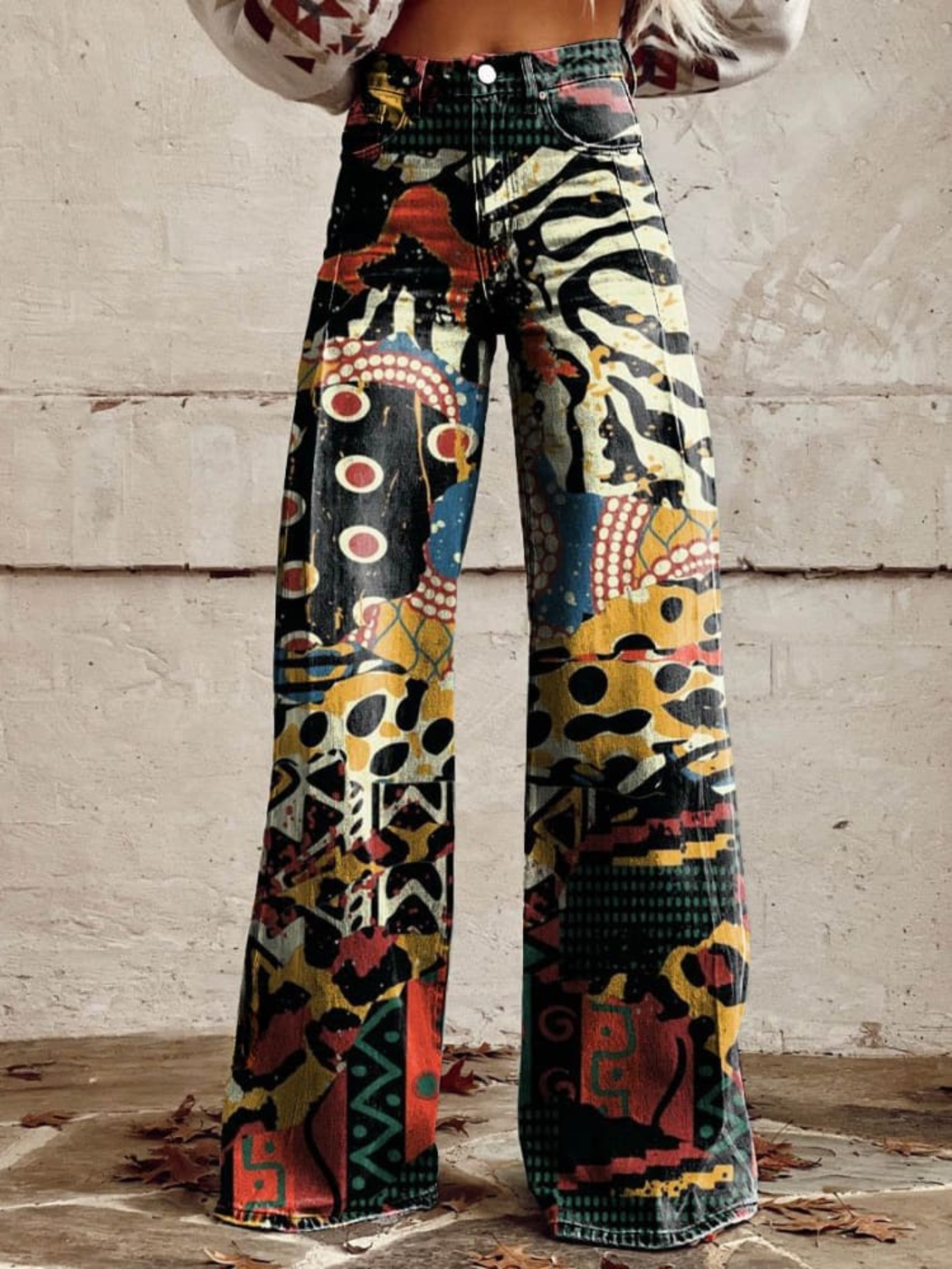ÉLODIE™ | Pantalon Large Élégant