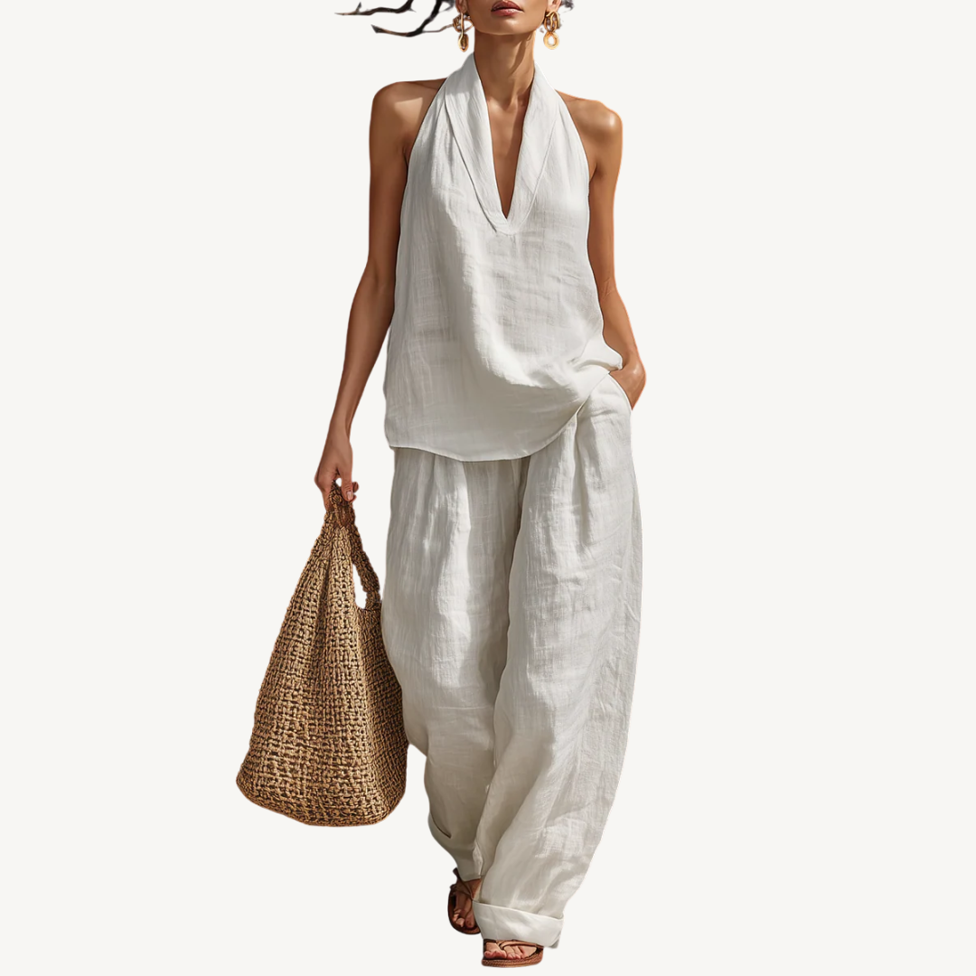 ZOË™ | Ensemble sans manches avec pantalon ample