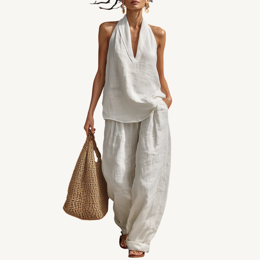 ZOË™ | Ensemble sans manches avec pantalon ample