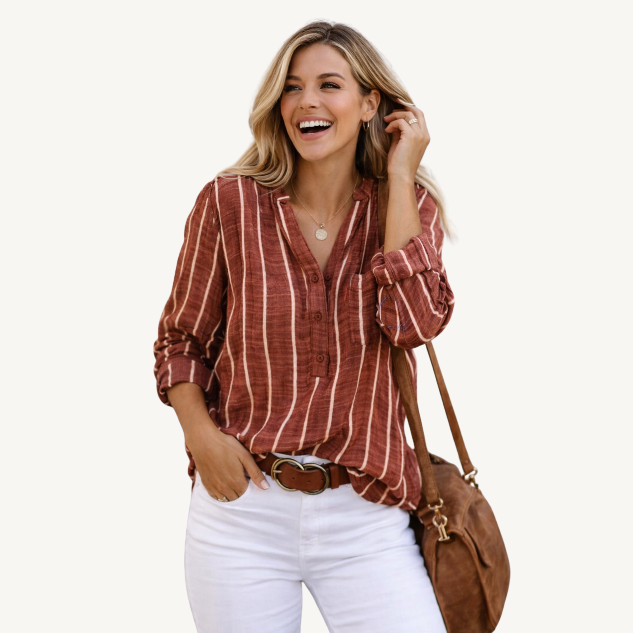 LAURE™ | Blouse rayée