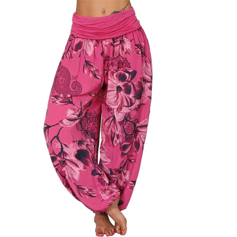 Pantalons Harem Élastiques