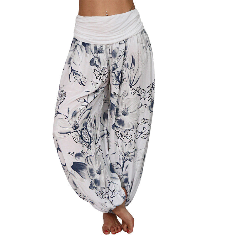 Pantalons Harem Élastiques