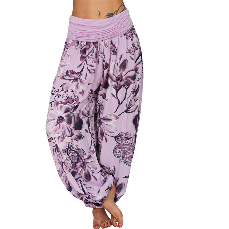 Pantalons Harem Élastiques