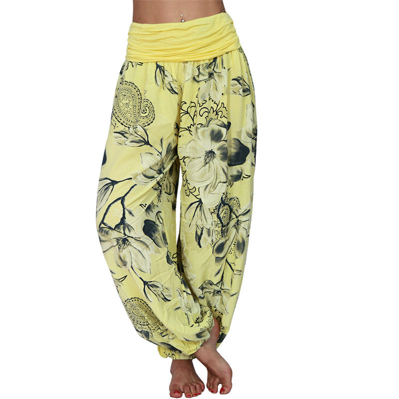 Pantalons Harem Élastiques