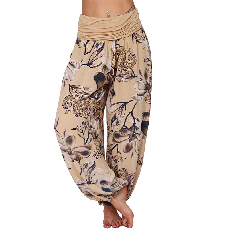 Pantalons Harem Élastiques