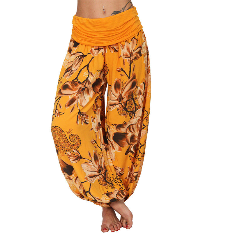 Pantalons Harem Élastiques