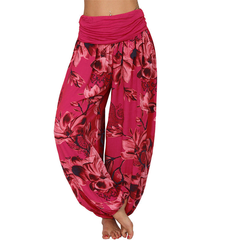 Pantalons Harem Élastiques