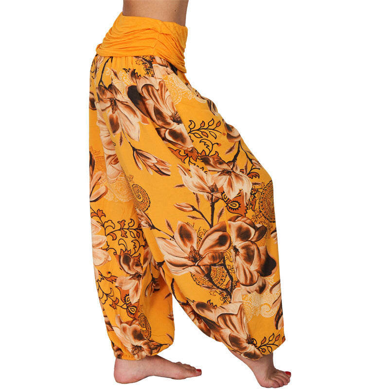 Pantalons Harem Élastiques
