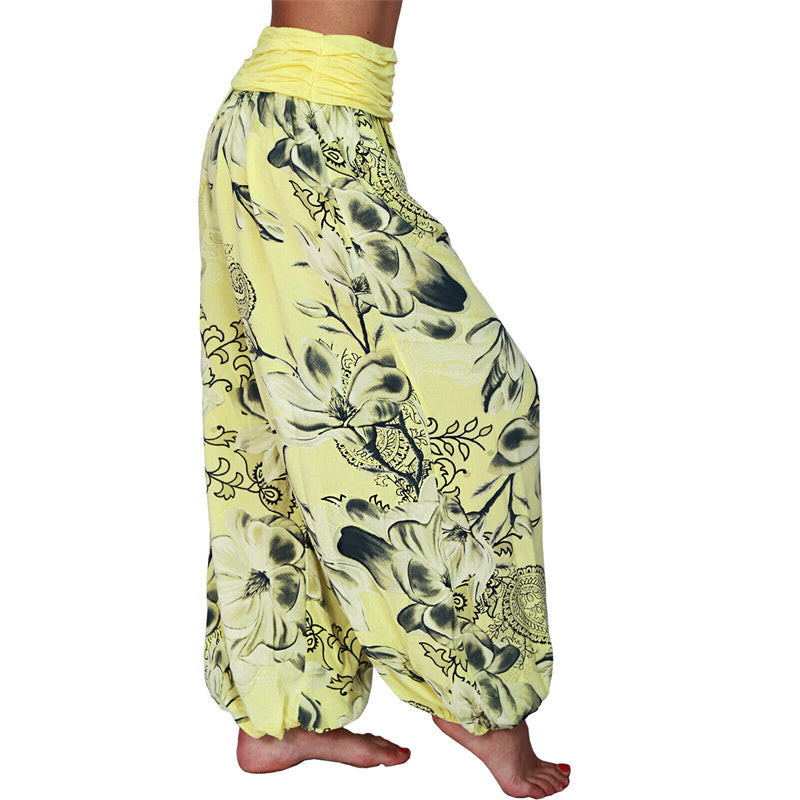 Pantalons Harem Élastiques