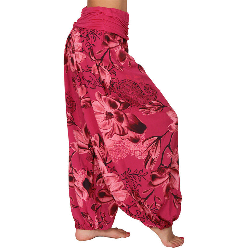 Pantalons Harem Élastiques
