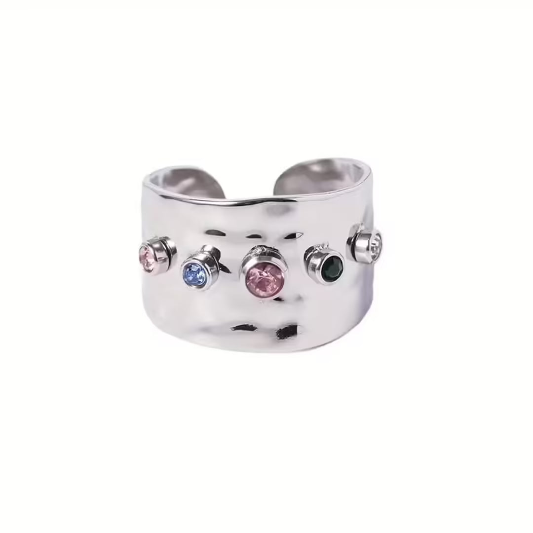Bague Vintage en Zircon Cubique Doré