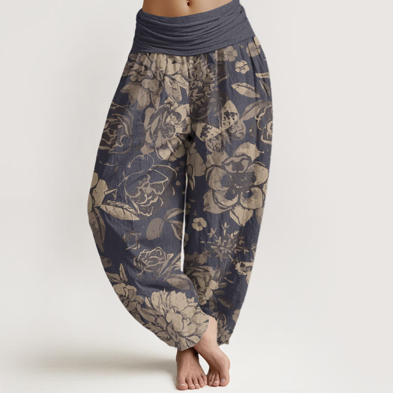 Pantalons Harem Élastiques