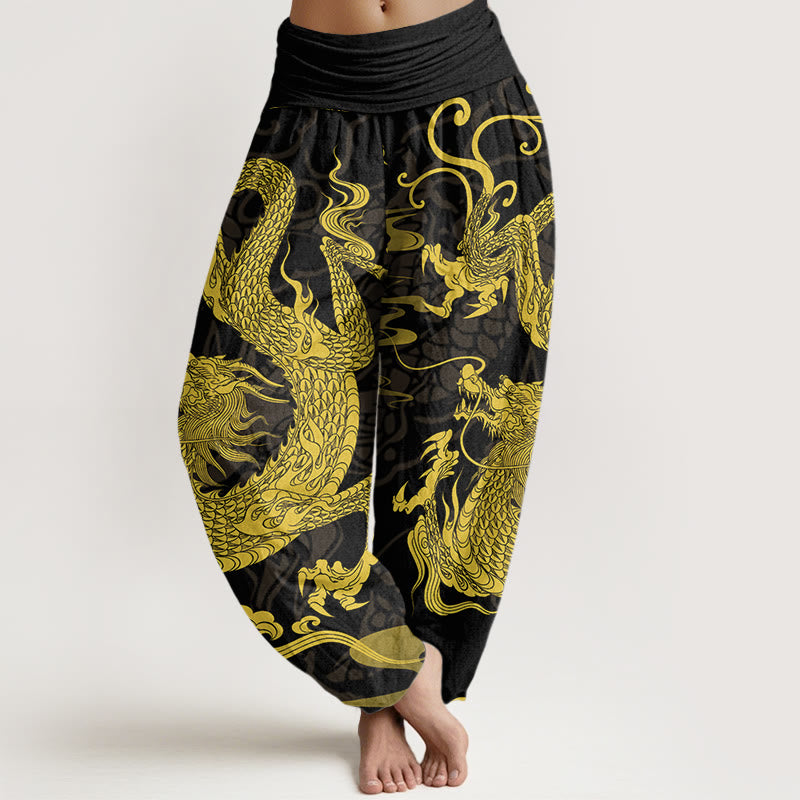 Pantalons Harem Élastiques