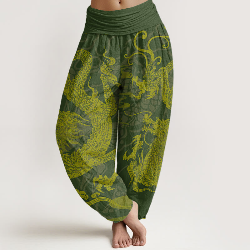 Pantalons Harem Élastiques