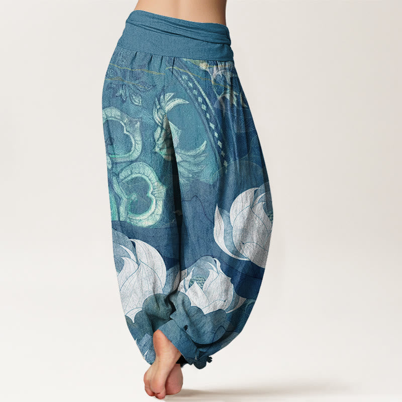 Pantalons Harem Élastiques