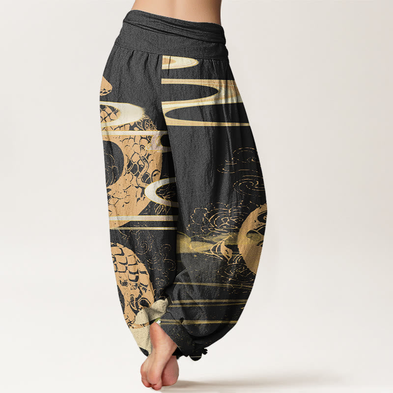 Pantalons Harem Élastiques