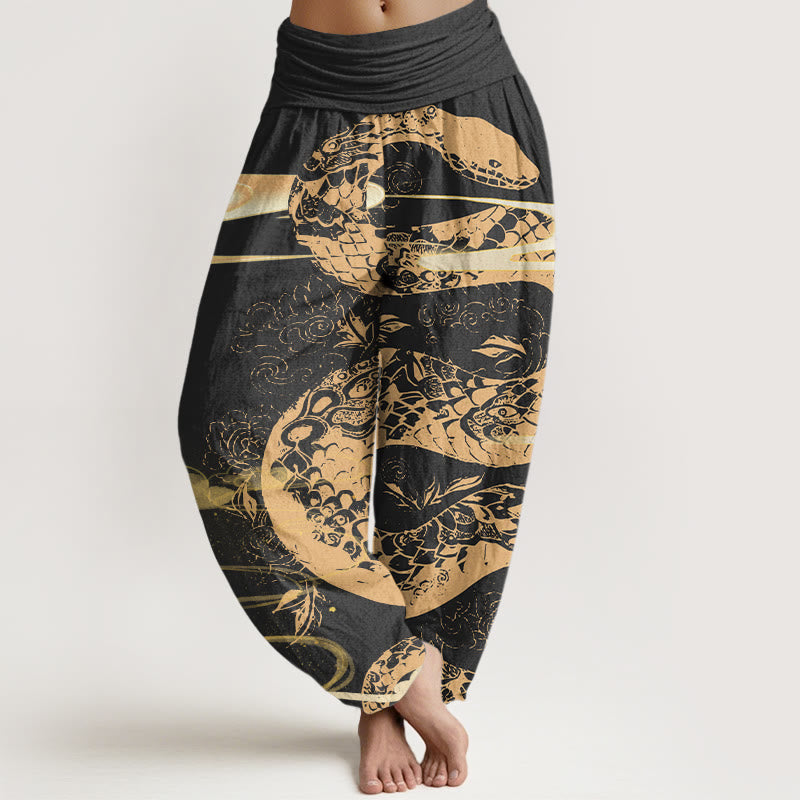 Pantalons Harem Élastiques