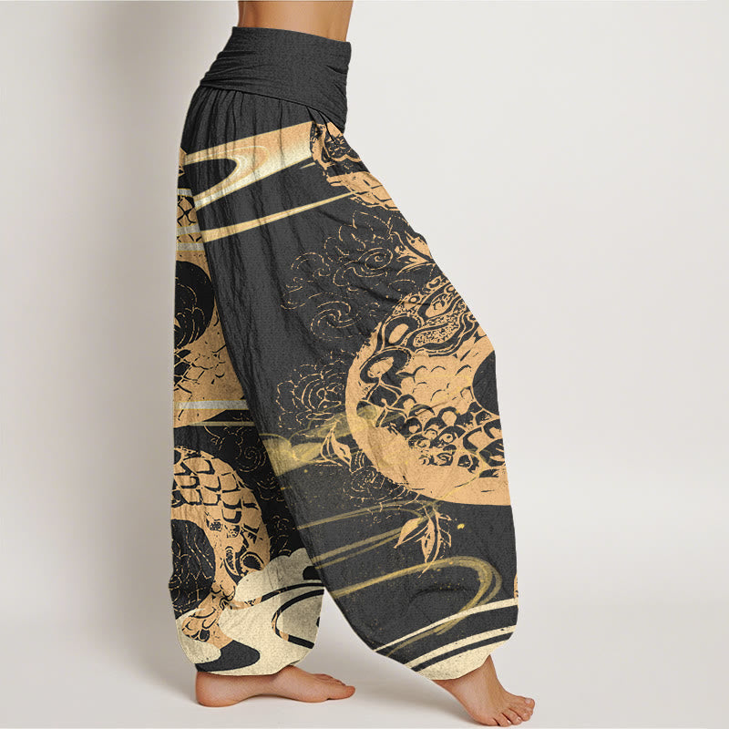 Pantalons Harem Élastiques