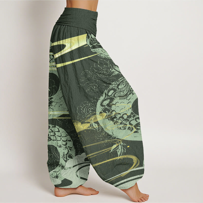 Pantalons Harem Élastiques