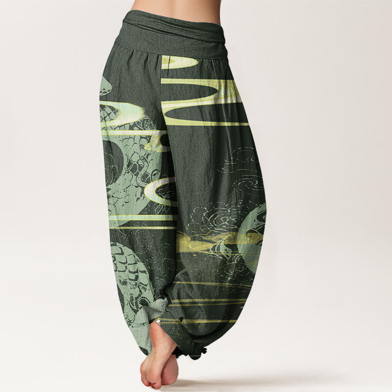 Pantalons Harem Élastiques