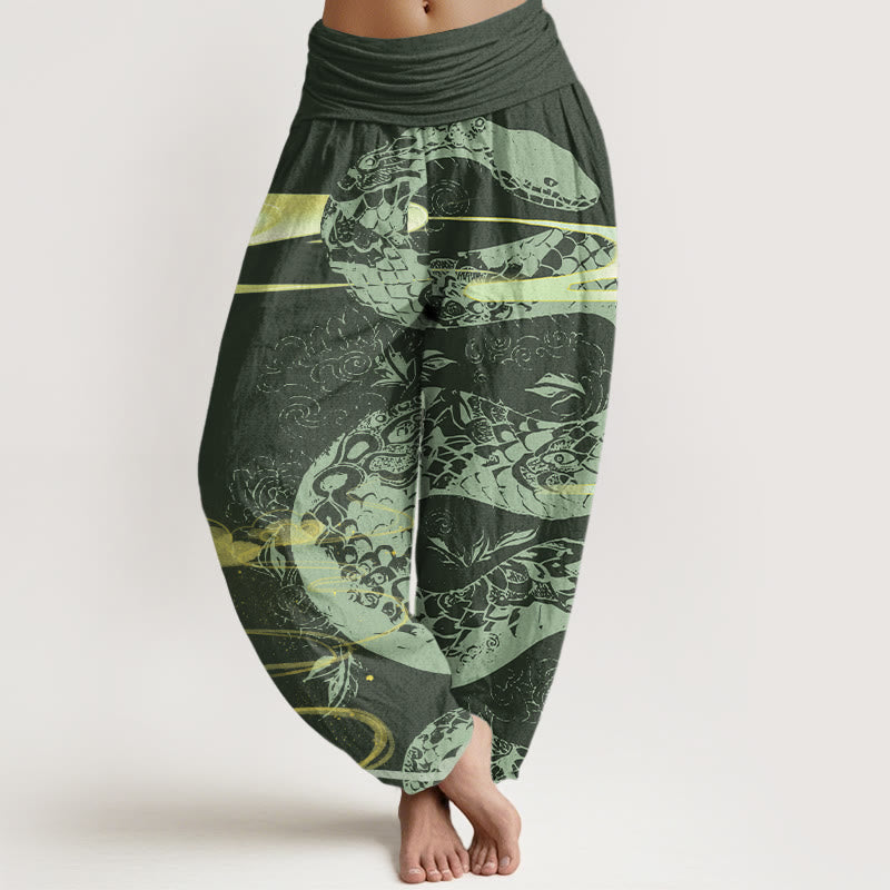Pantalons Harem Élastiques