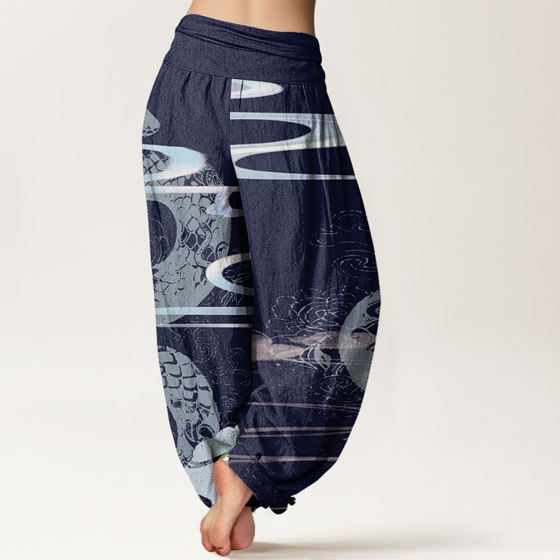 Pantalons Harem Élastiques