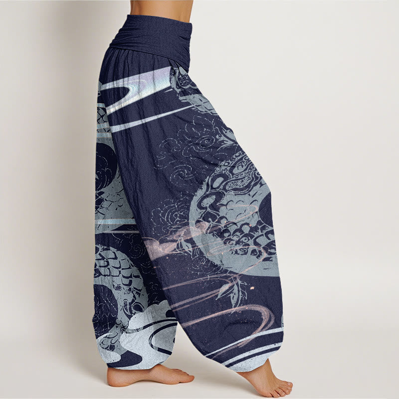 Pantalons Harem Élastiques