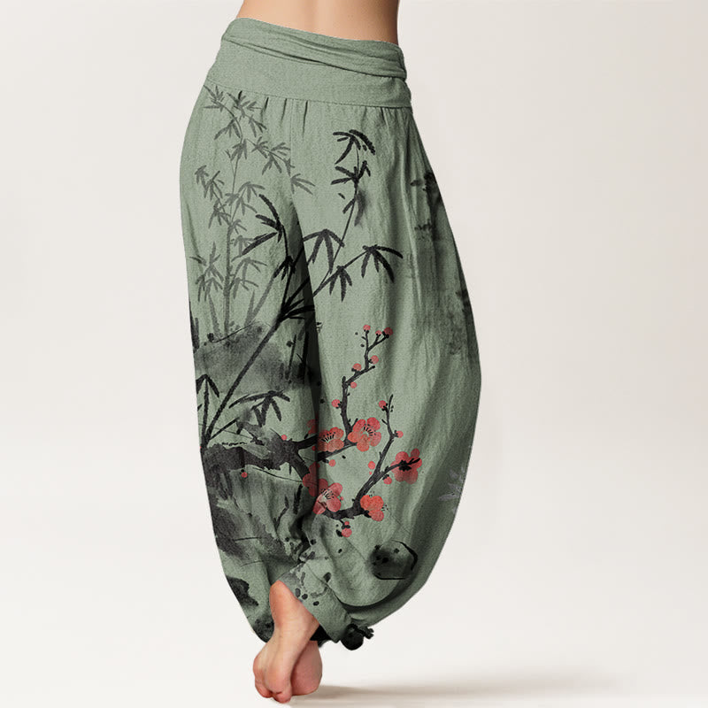 Pantalons Harem Élastiques