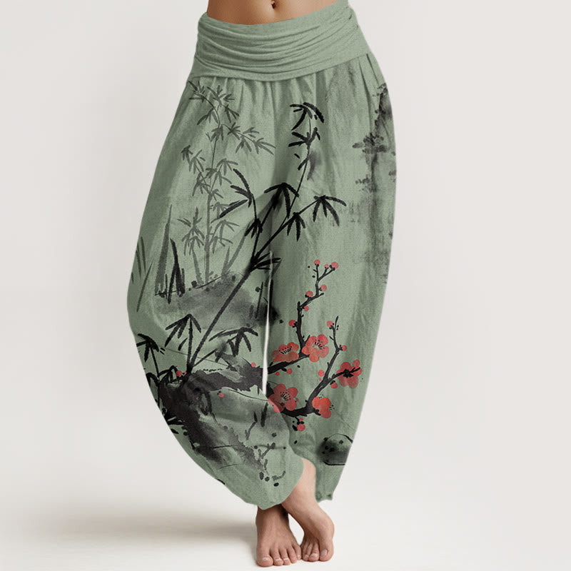 Pantalons Harem Élastiques