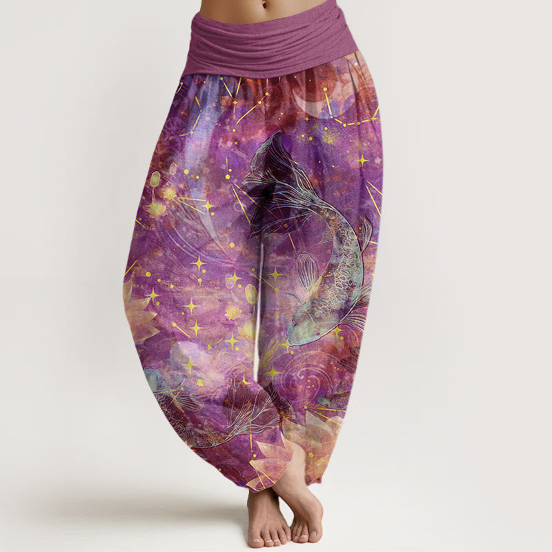 Pantalons Harem Élastiques