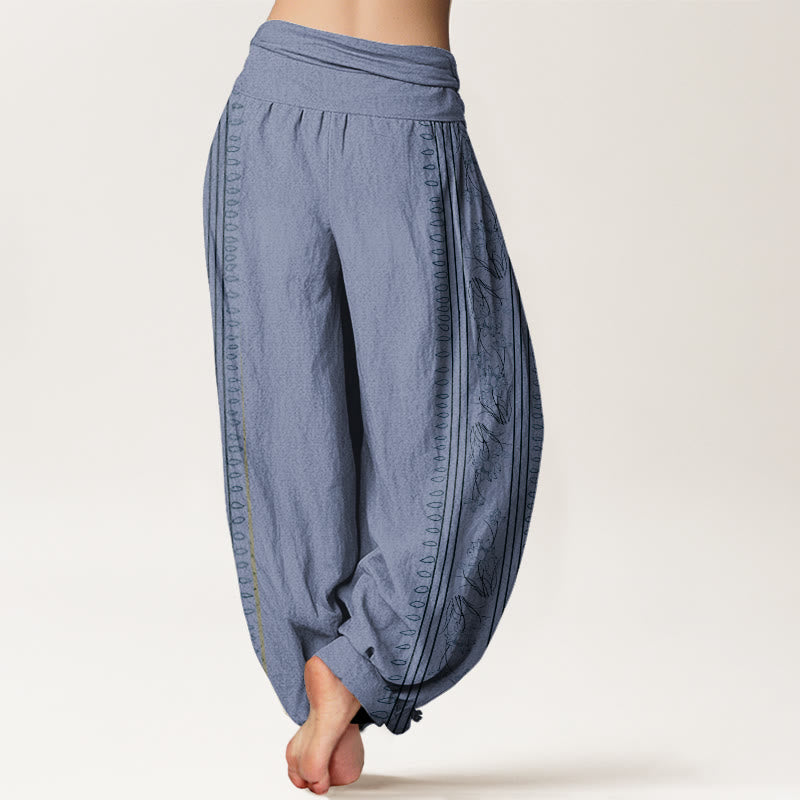 Pantalons Harem Élastiques