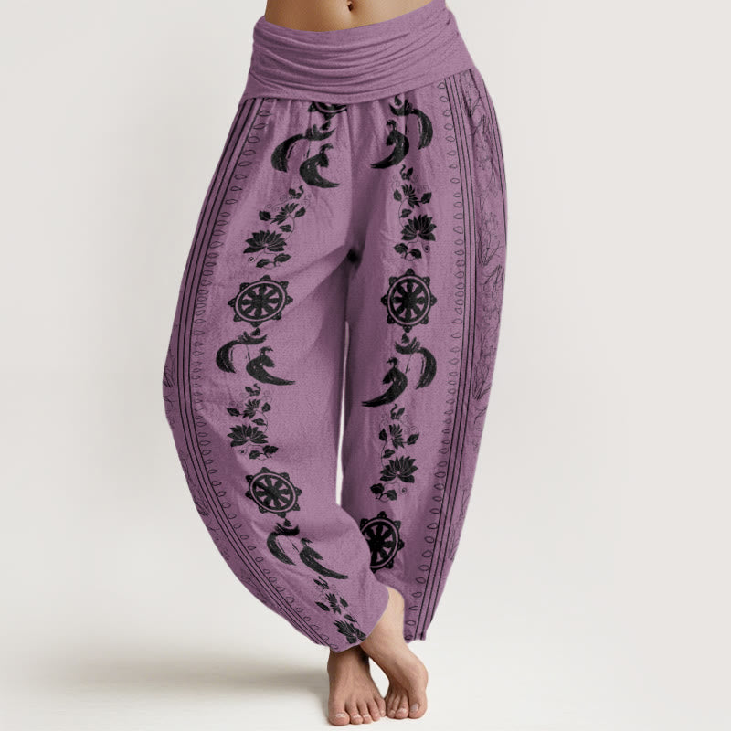Pantalons Harem Élastiques