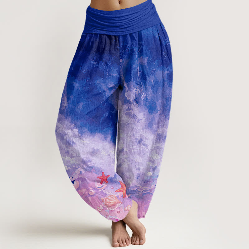 Pantalons Harem Élastiques