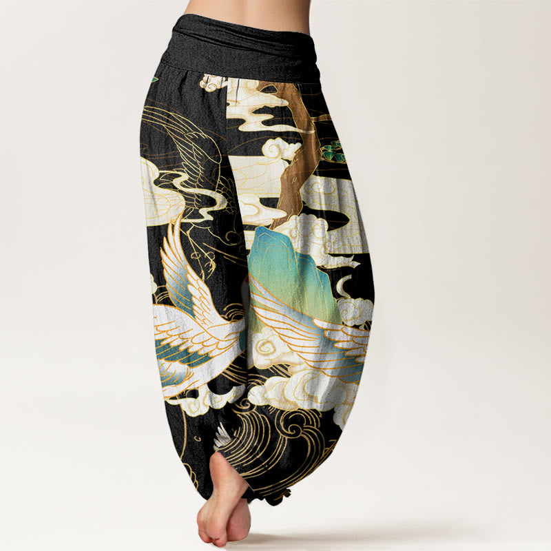 Pantalons Harem Élastiques