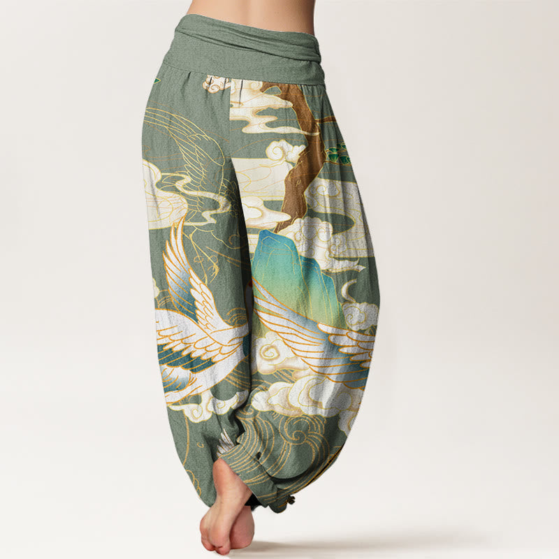 Pantalons Harem Élastiques