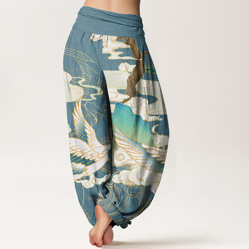 Pantalons Harem Élastiques