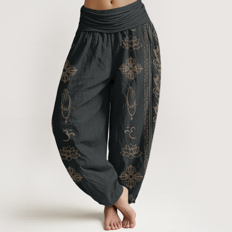 Pantalons Harem Élastiques