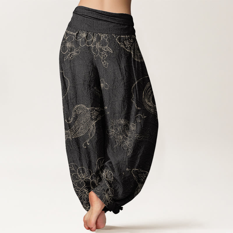 Pantalons Harem Élastiques