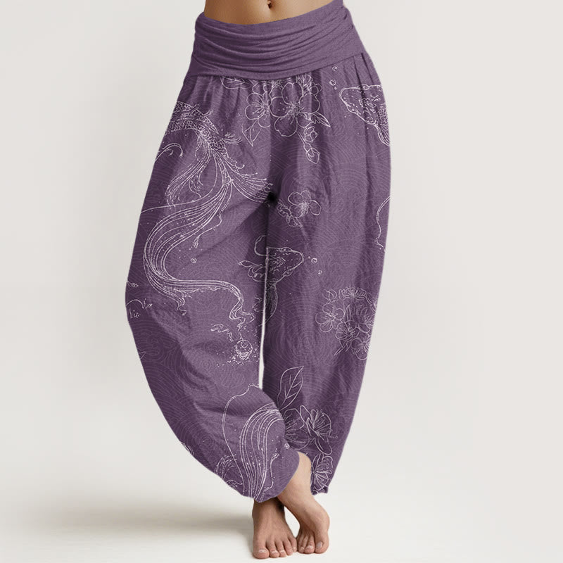 Pantalons Harem Élastiques