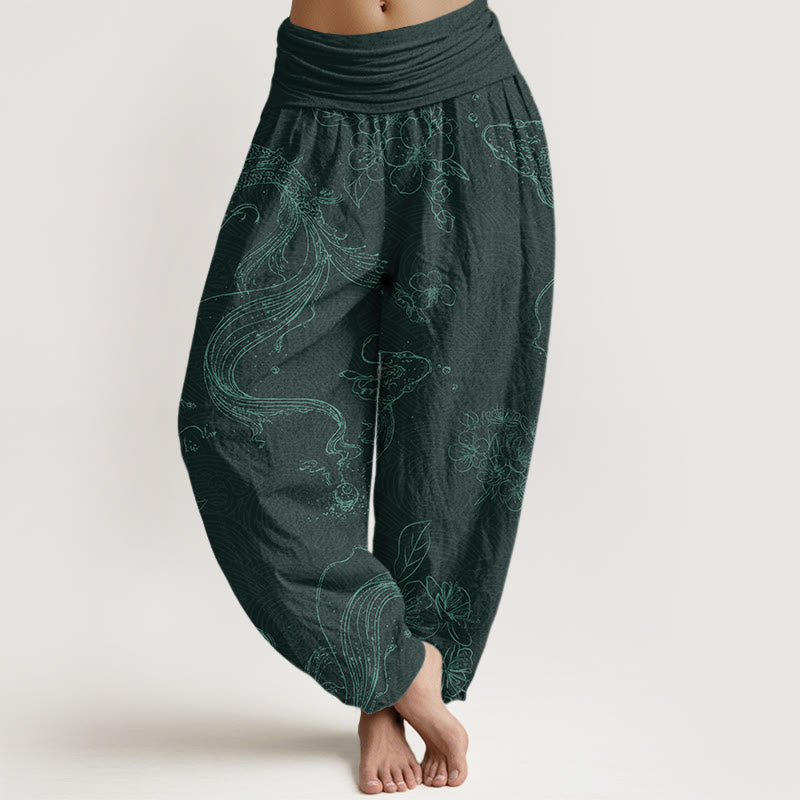 Pantalons Harem Élastiques