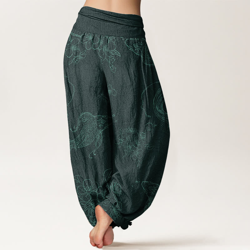Pantalons Harem Élastiques