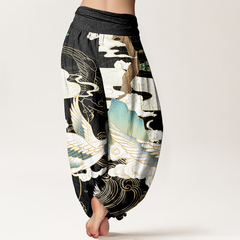 Pantalons Harem Élastiques