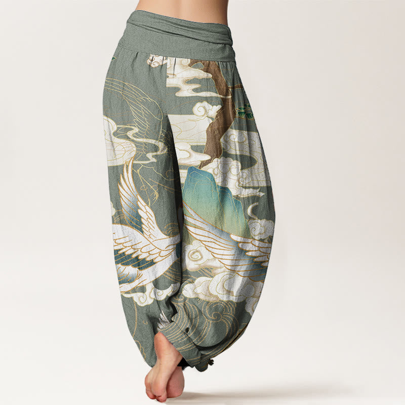 Pantalons Harem Élastiques